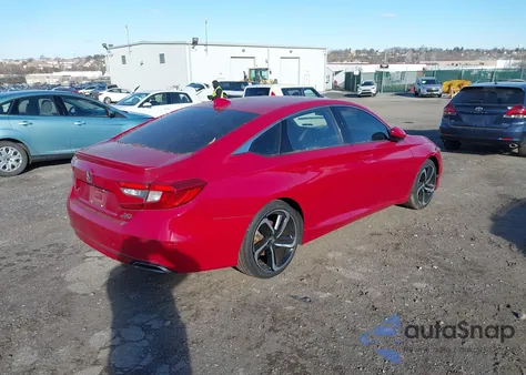 2018 Honda Accord Sport 2.0T from USA, damaged, VIN 1HGCV2F3XJA002606